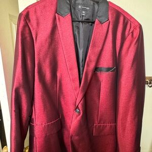 INC International Concepts Red and Black Sport Coat